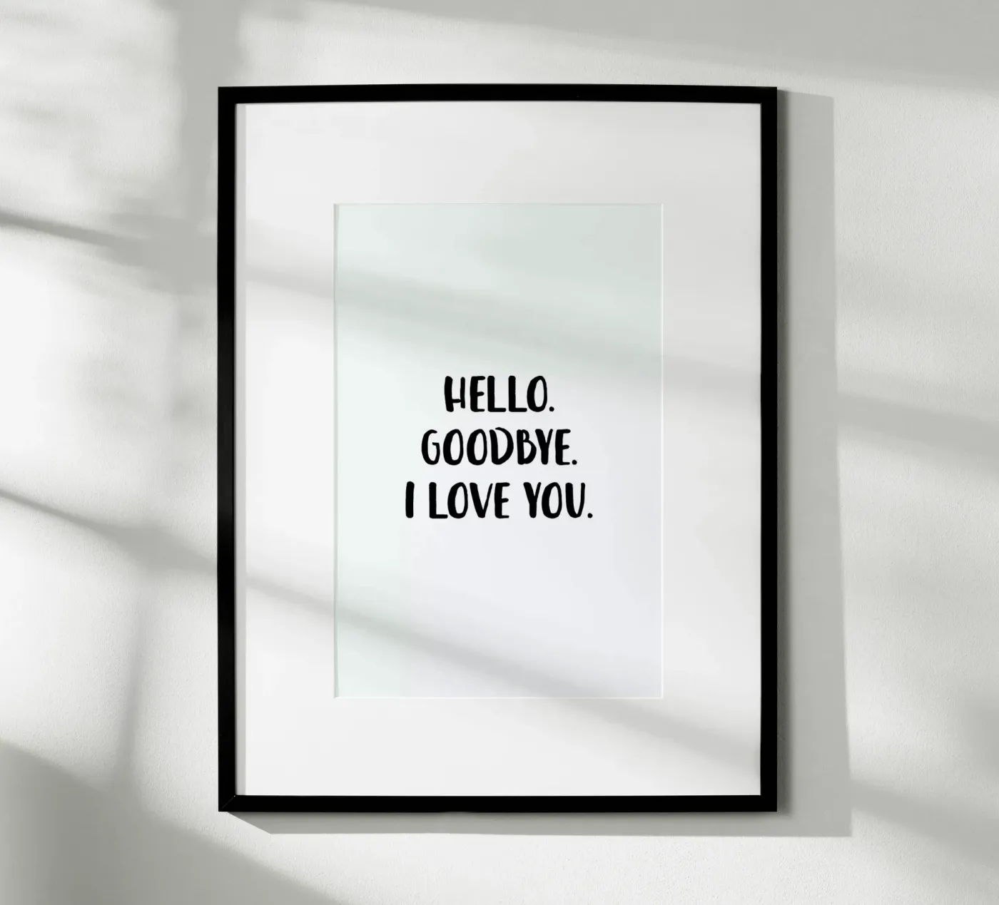 Hello Goodbye poster da daylight design studio