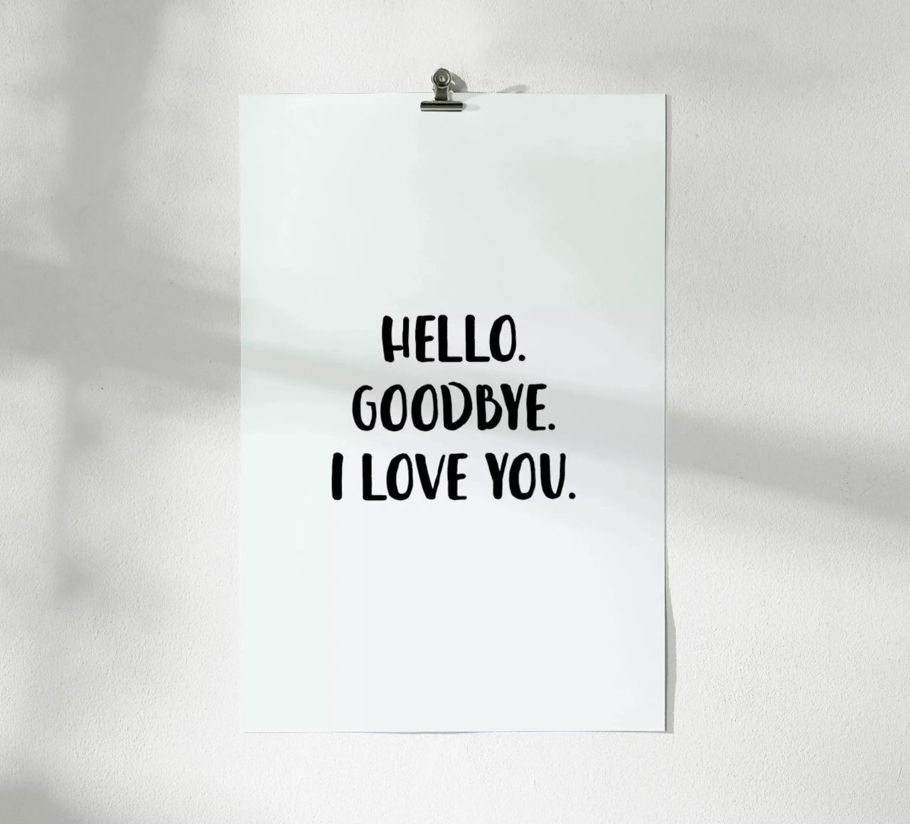 Hello Goodbye carta hahnemühle da daylight design studio