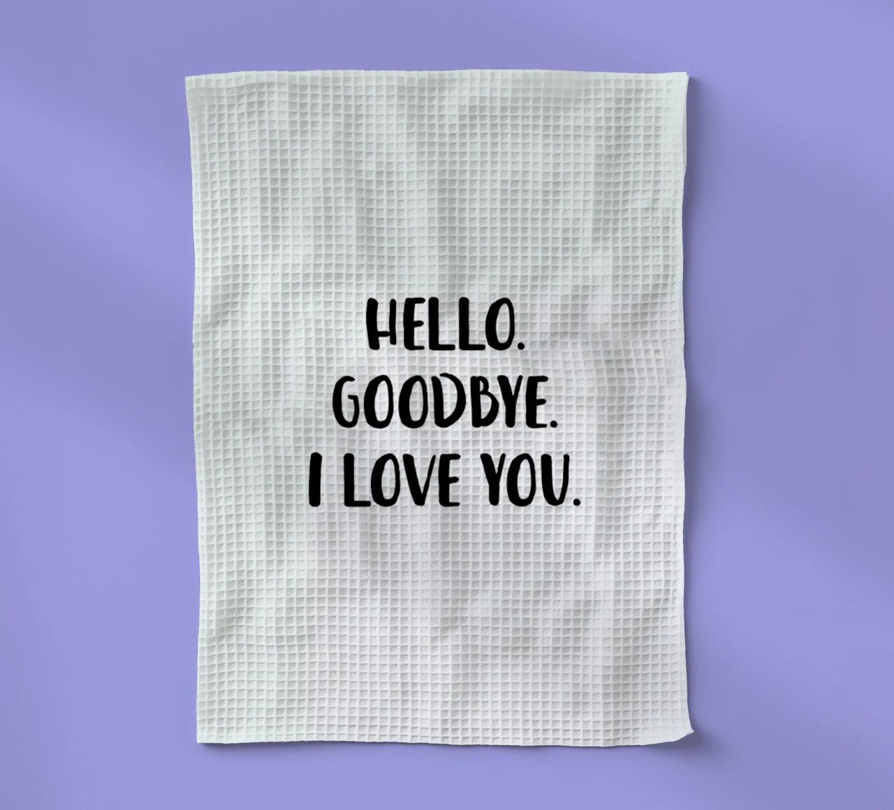 Hello Goodbye canovaccio da cucina da daylight design studio