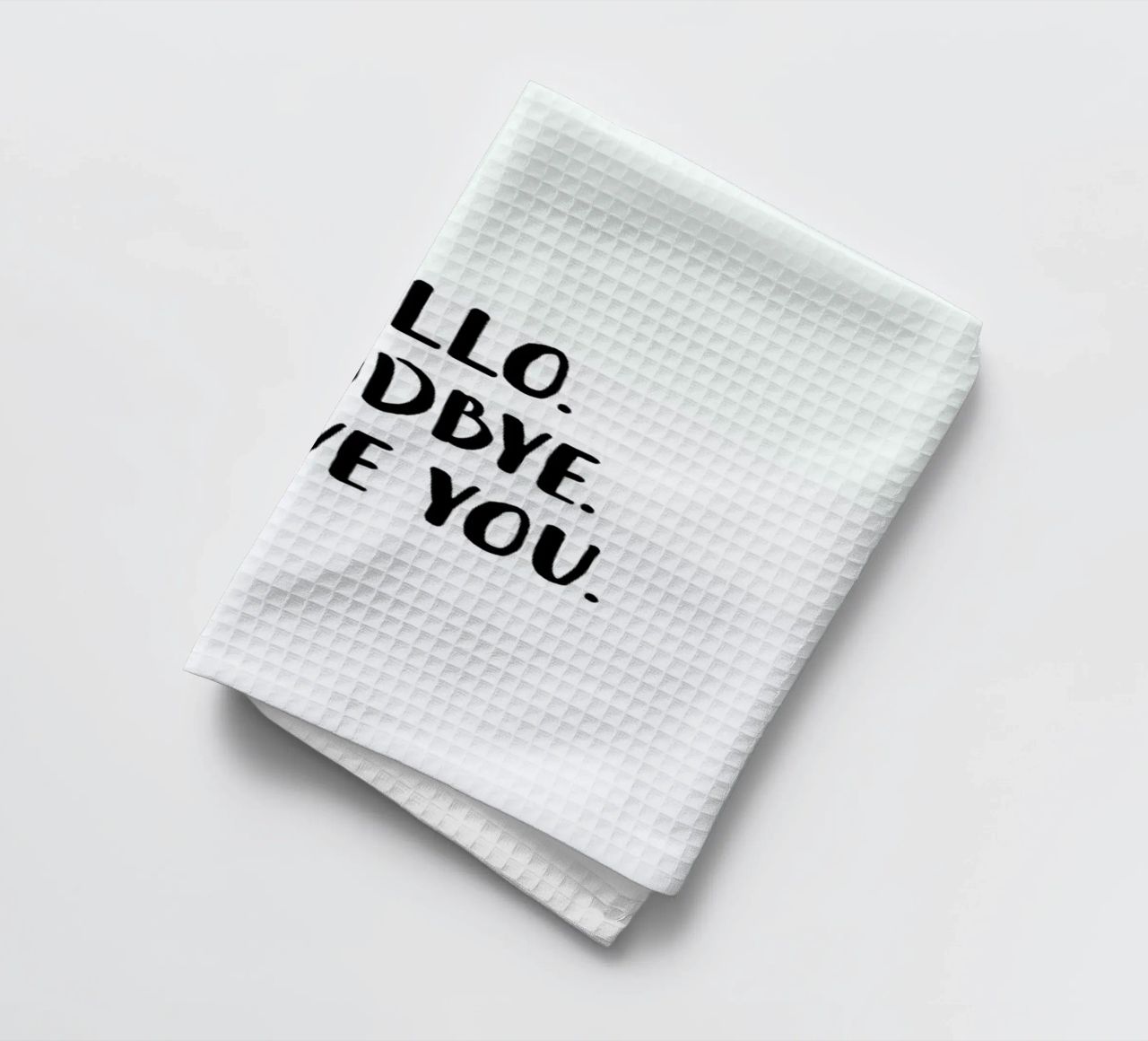 Hello Goodbye canovaccio da cucina da daylight design studio
