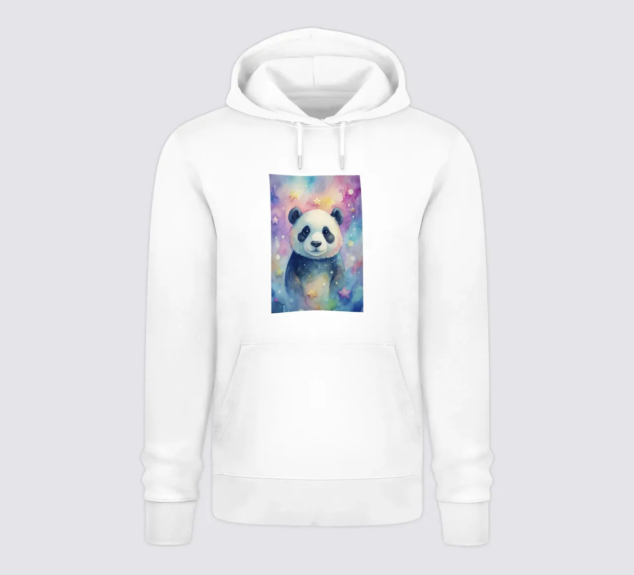 Orso panda in acquerello felpa con cappuccio da ARTVI-SHOP