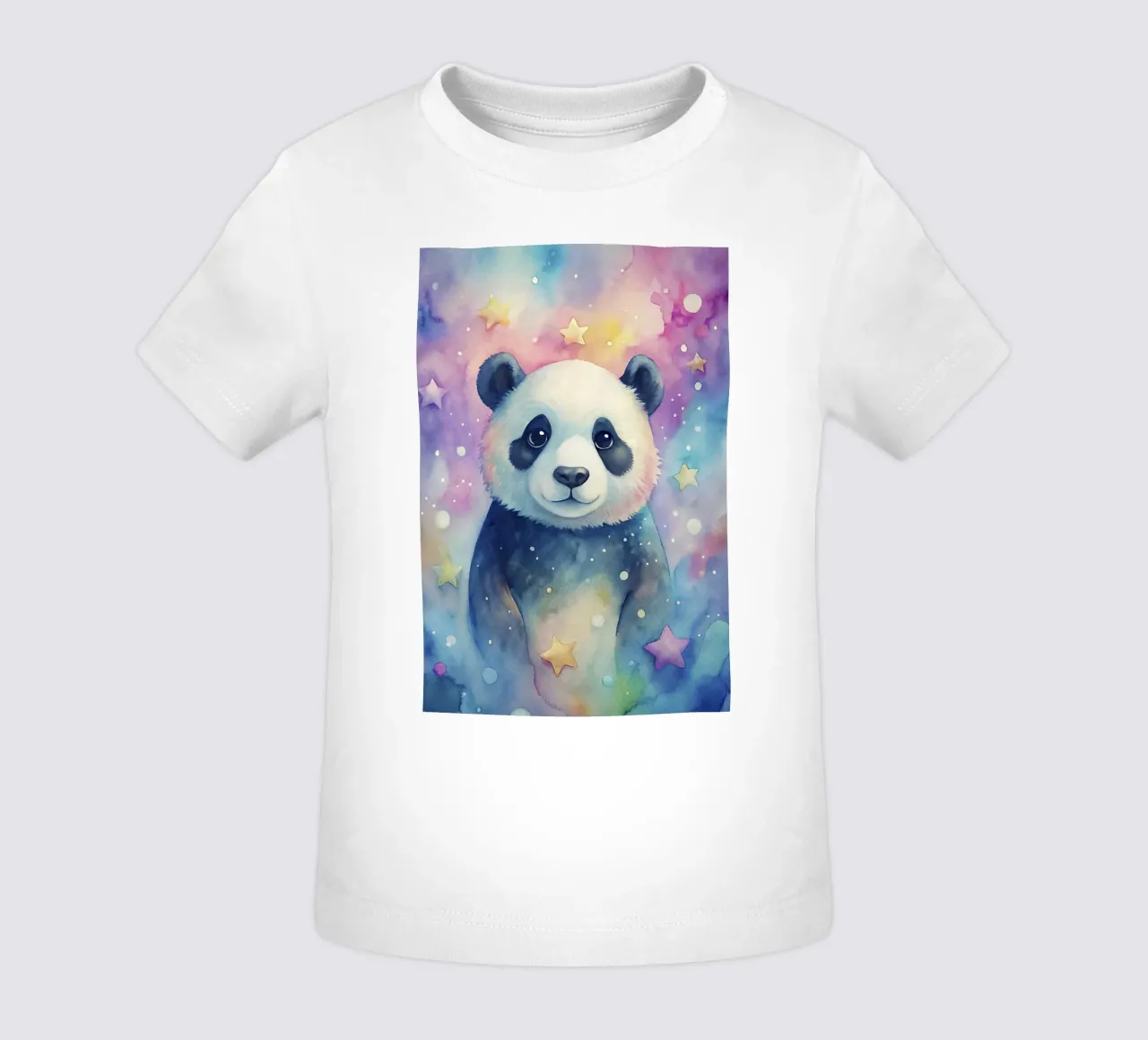 Orso panda in acquerello maglietta neonato da 🎁 ARTVI-SHOP