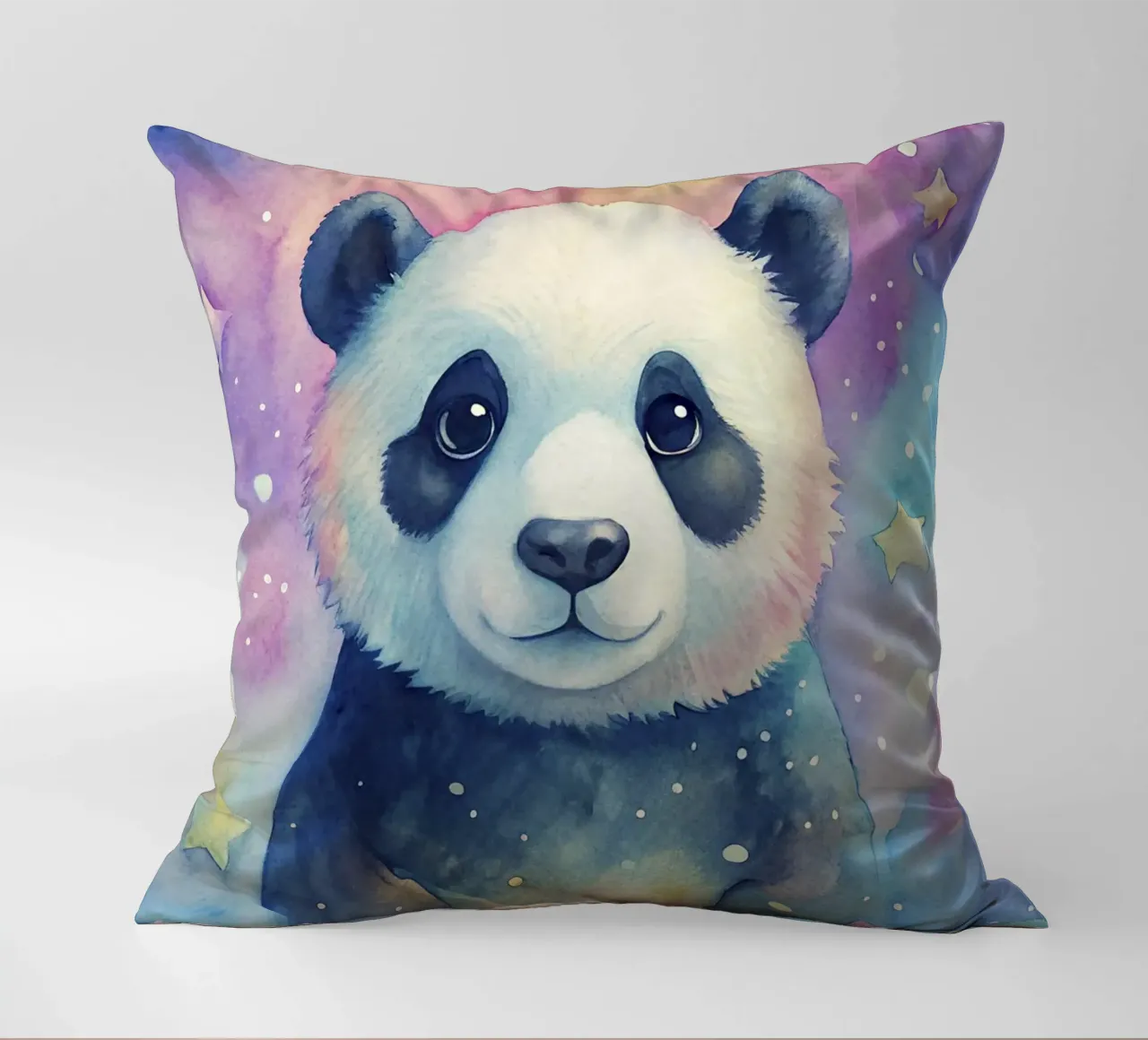 Orso panda in acquerello cuscino da ARTVI-SHOP