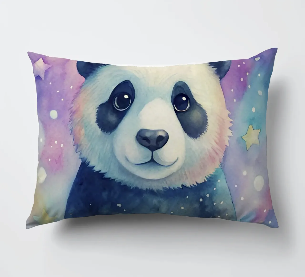 Orso panda in acquerello cuscino da ARTVI-SHOP