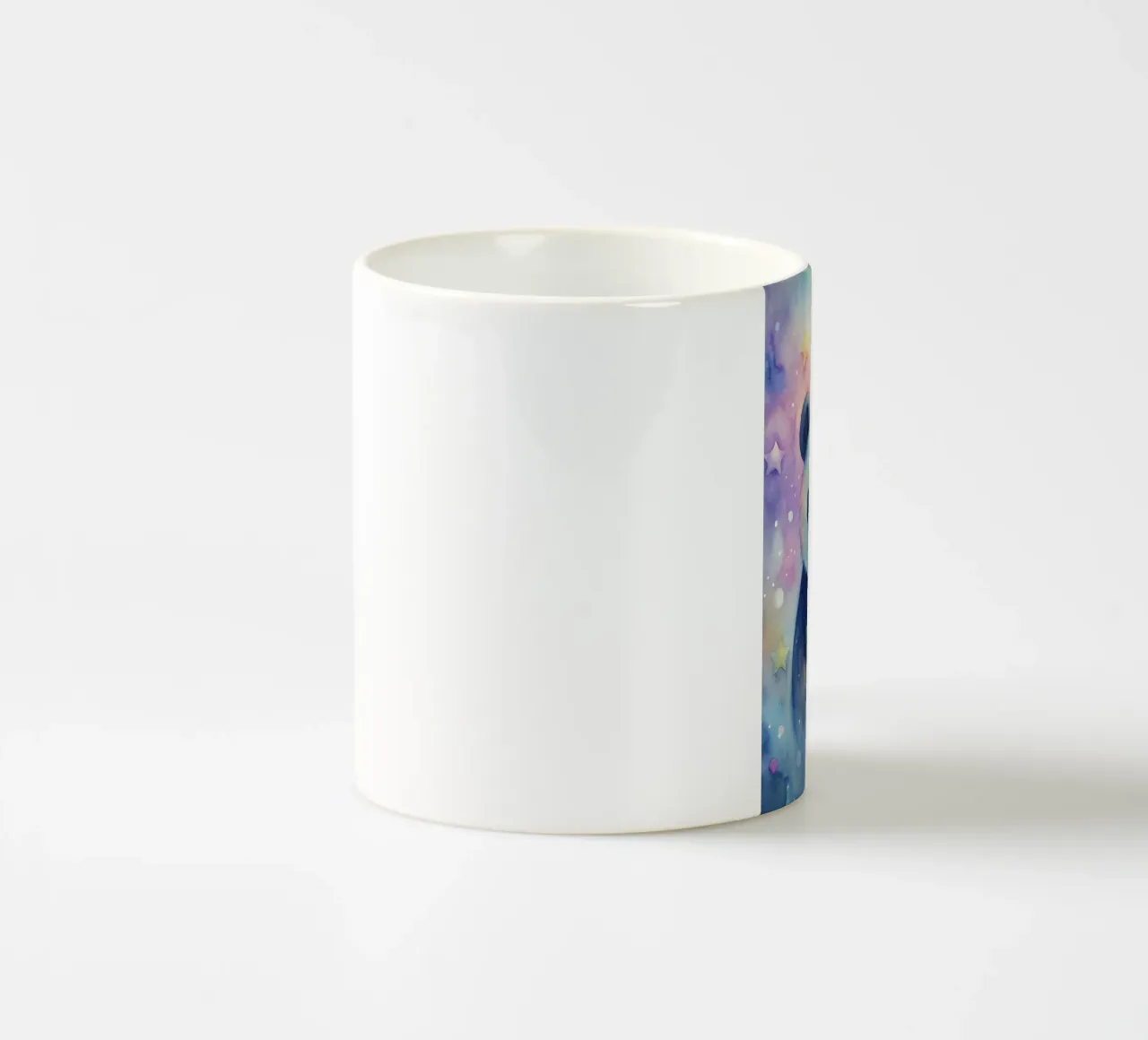 Orso panda in acquerello tazza in ceramica da ARTVI-SHOP