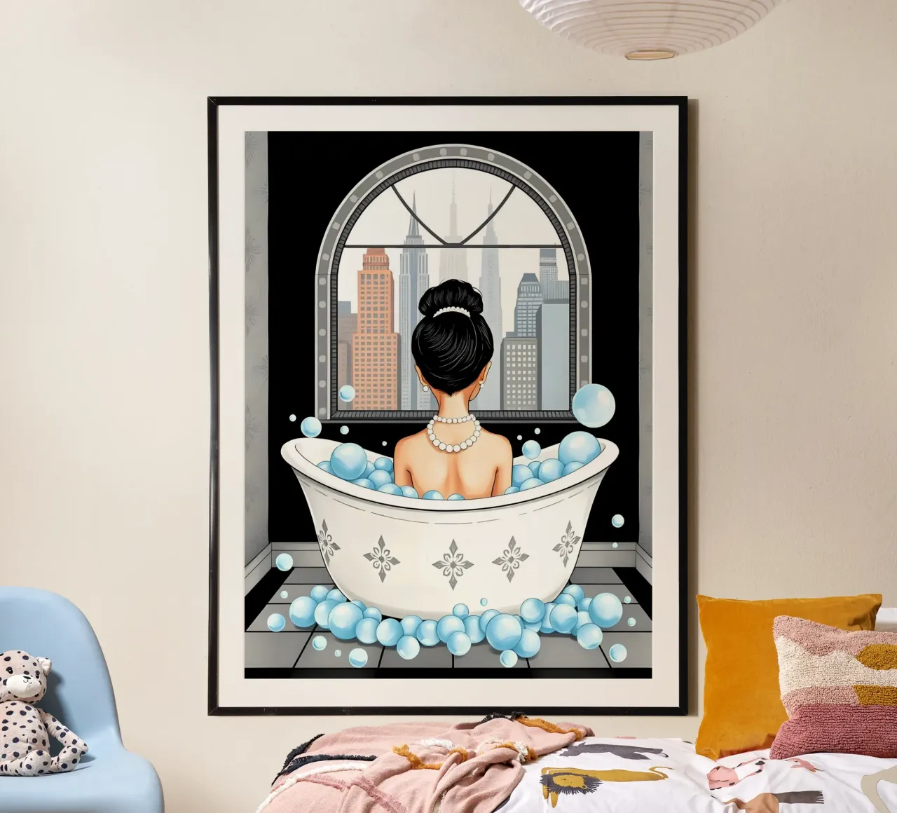 Audrey Hepburn a Bath carta hahnemühle da COLLEEN CRAFTS