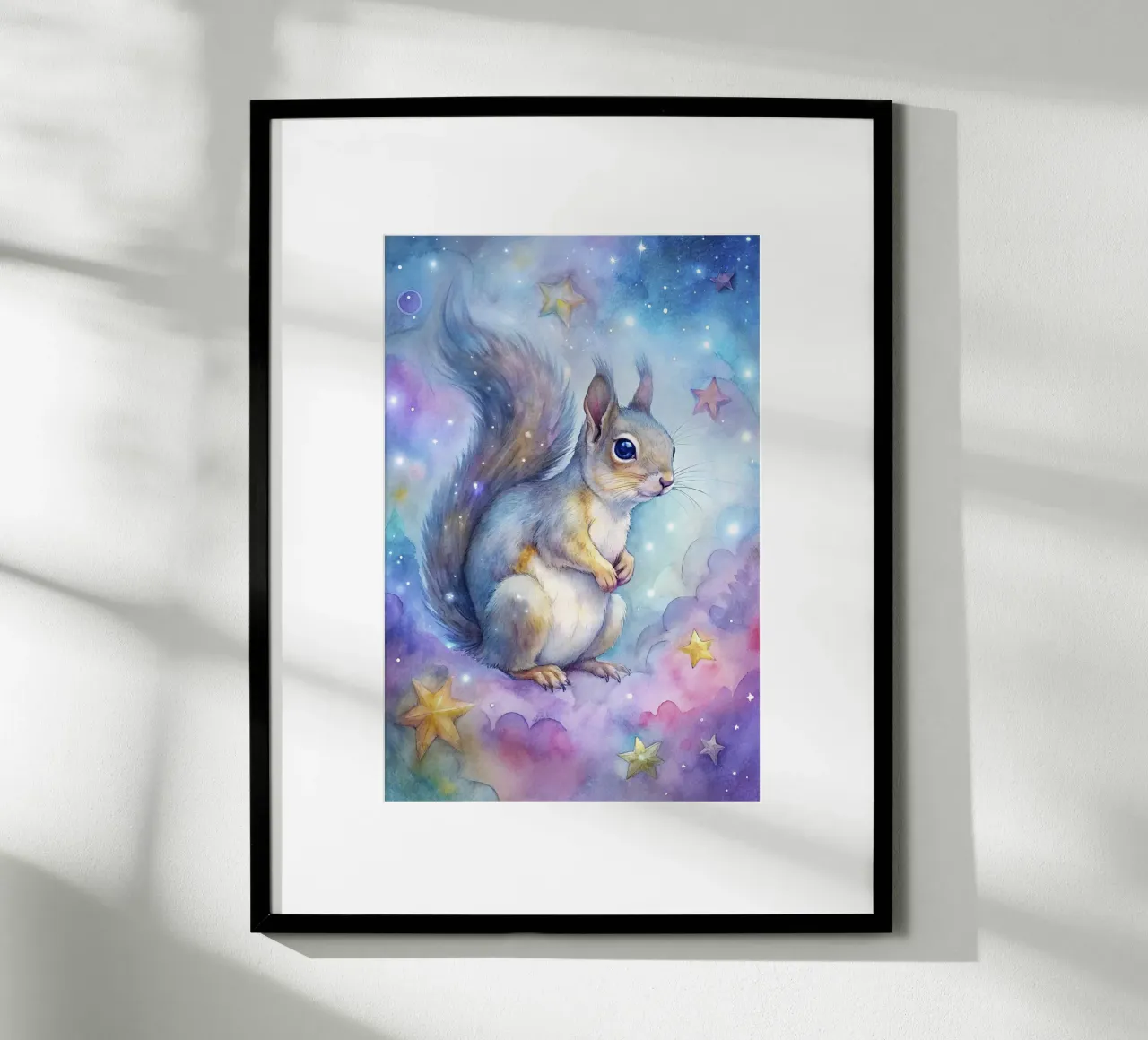 Squirrel in watercolor hahnemühle by 🎁 ARTVI-SHOP
