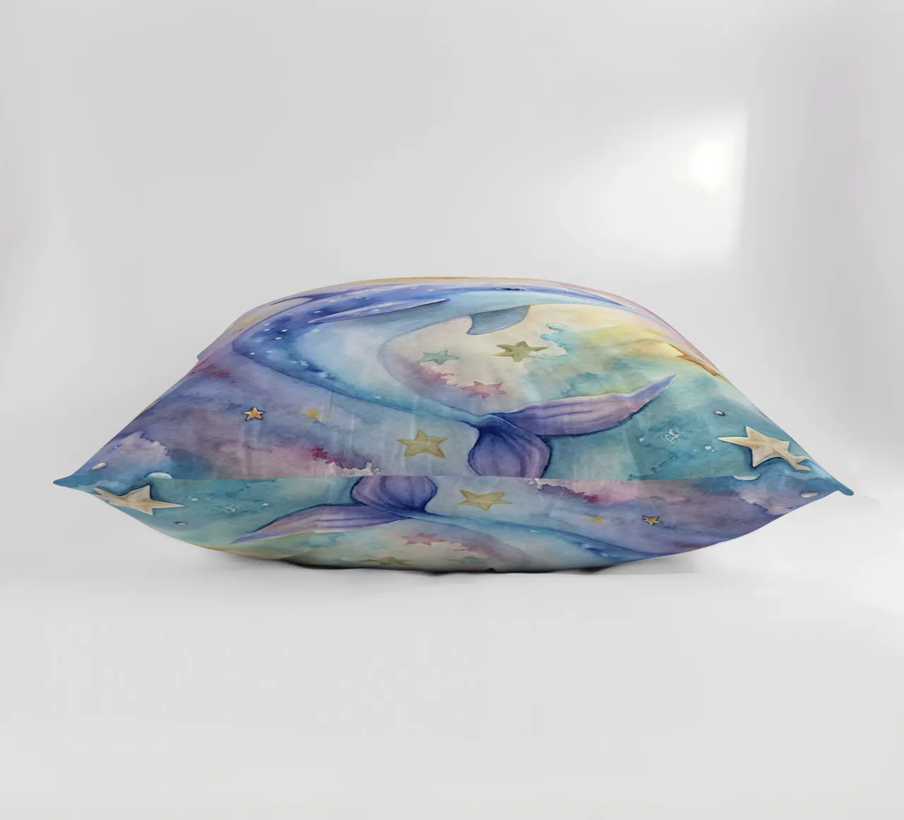 Delfino ad acquerello cuscino da 🎁 ARTVI-SHOP