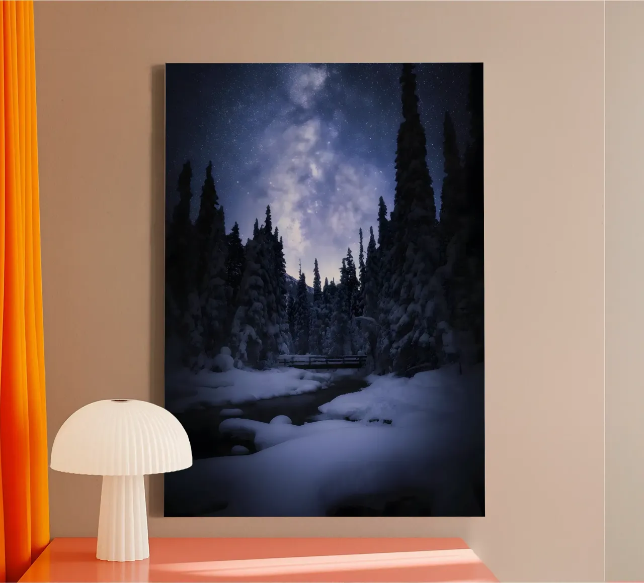 Dream or Reality canvas with Floater frame by Aara