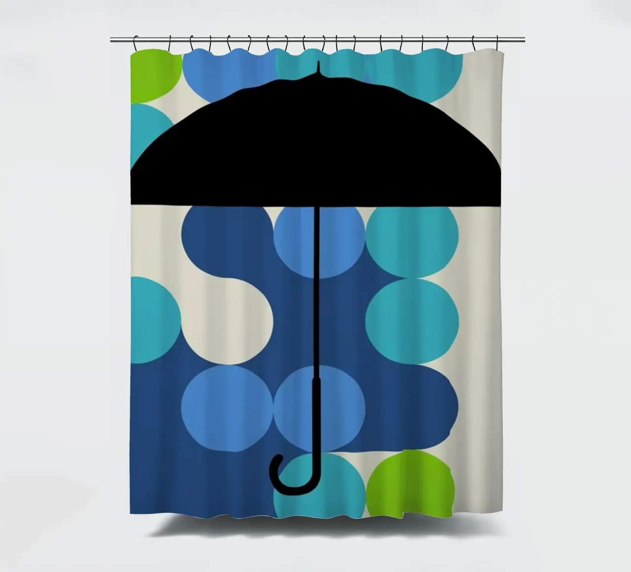Bergen 66 shower curtain by Bo Lundberg