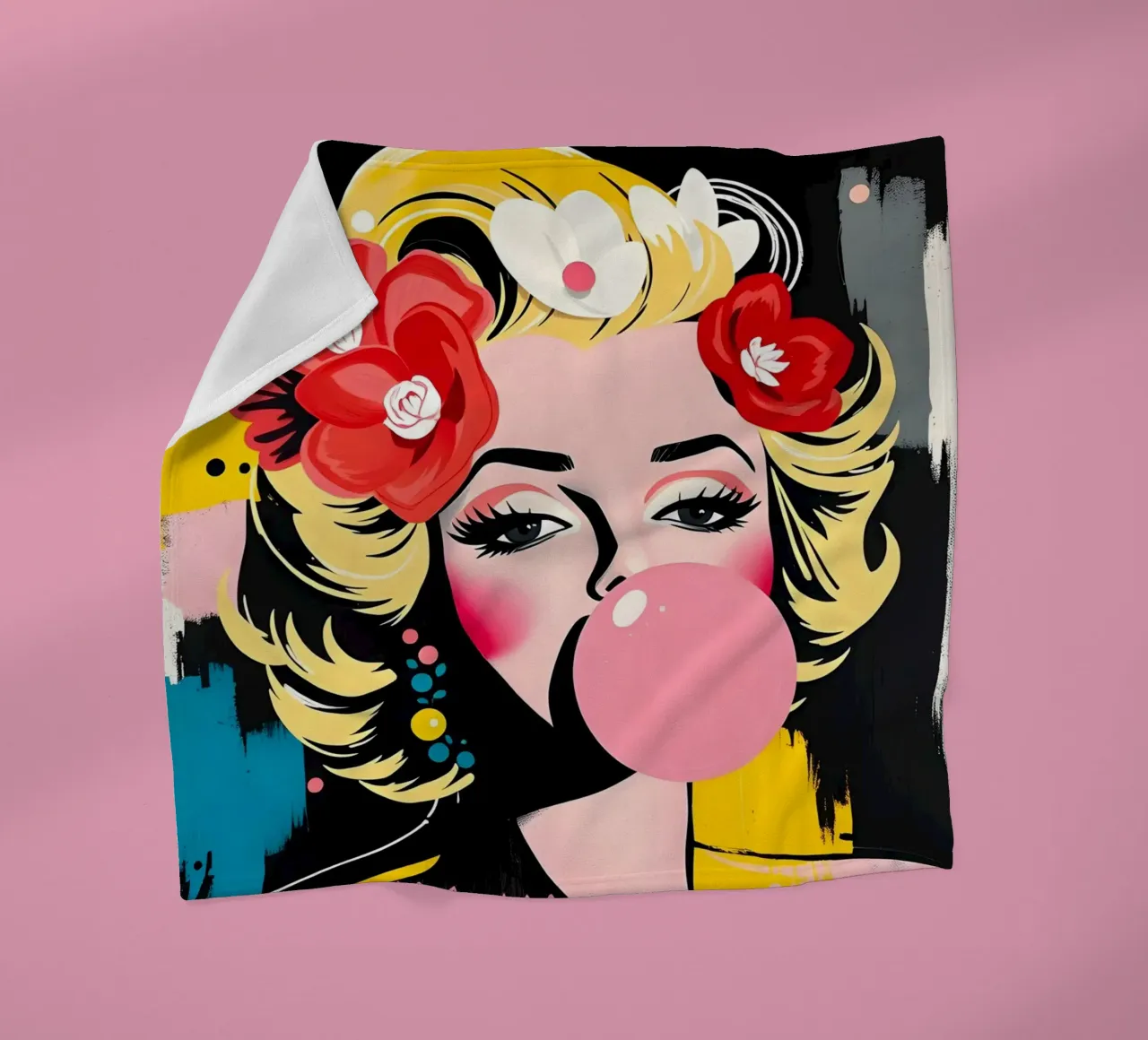 MARILYN MONROE GOMMA DA MASTICARE coperta in pile da ARTOMATIC