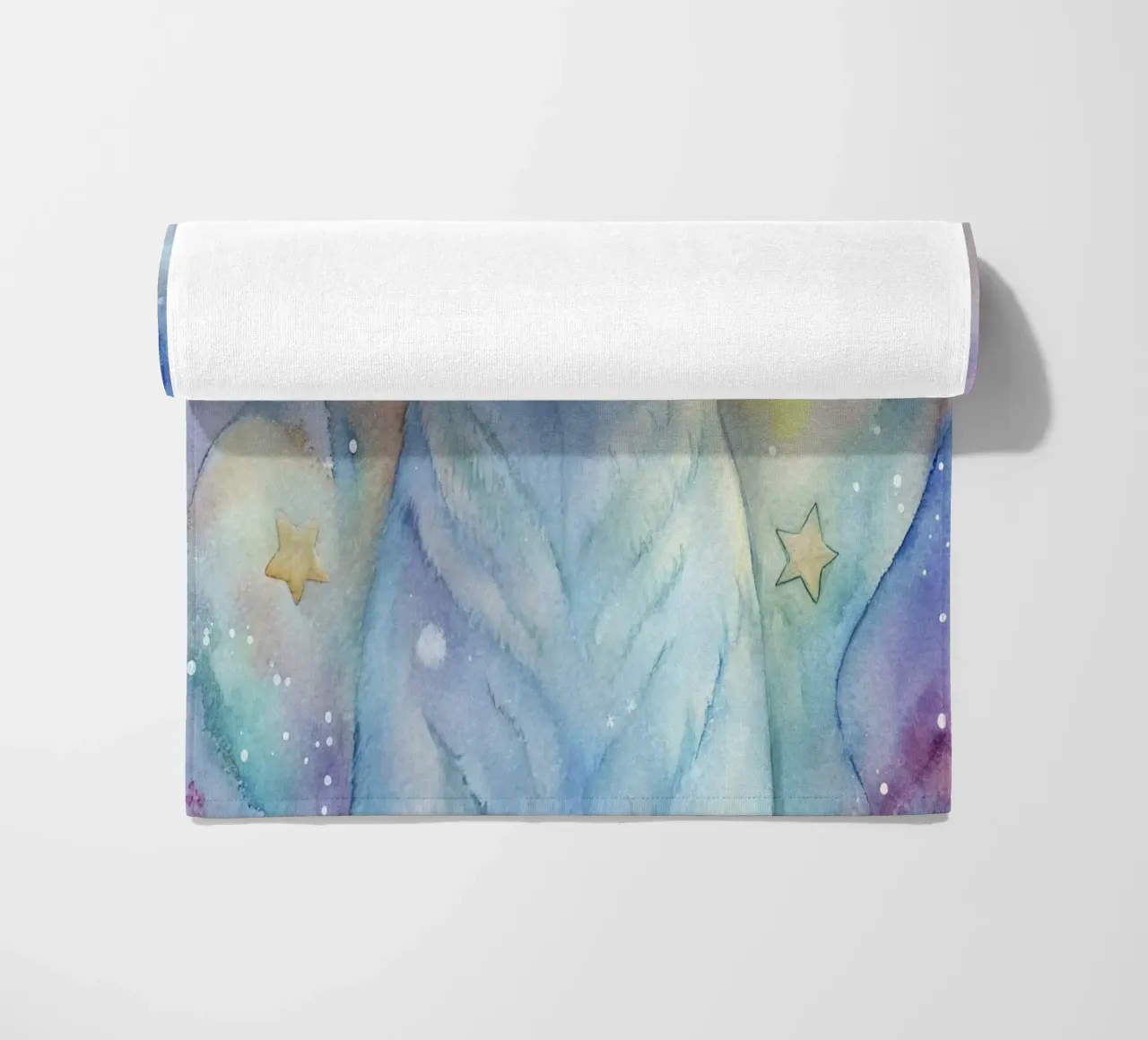 Orso in acquerello telo mare da 🎁 ARTVI-SHOP