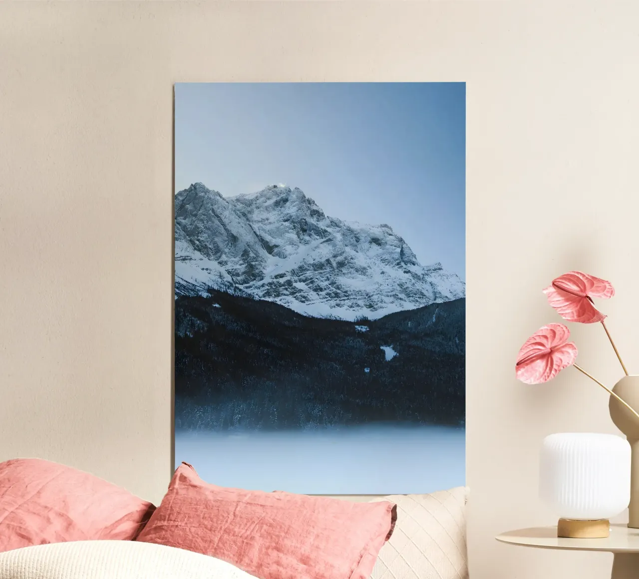 Onda poster con telaio in legno da Aara