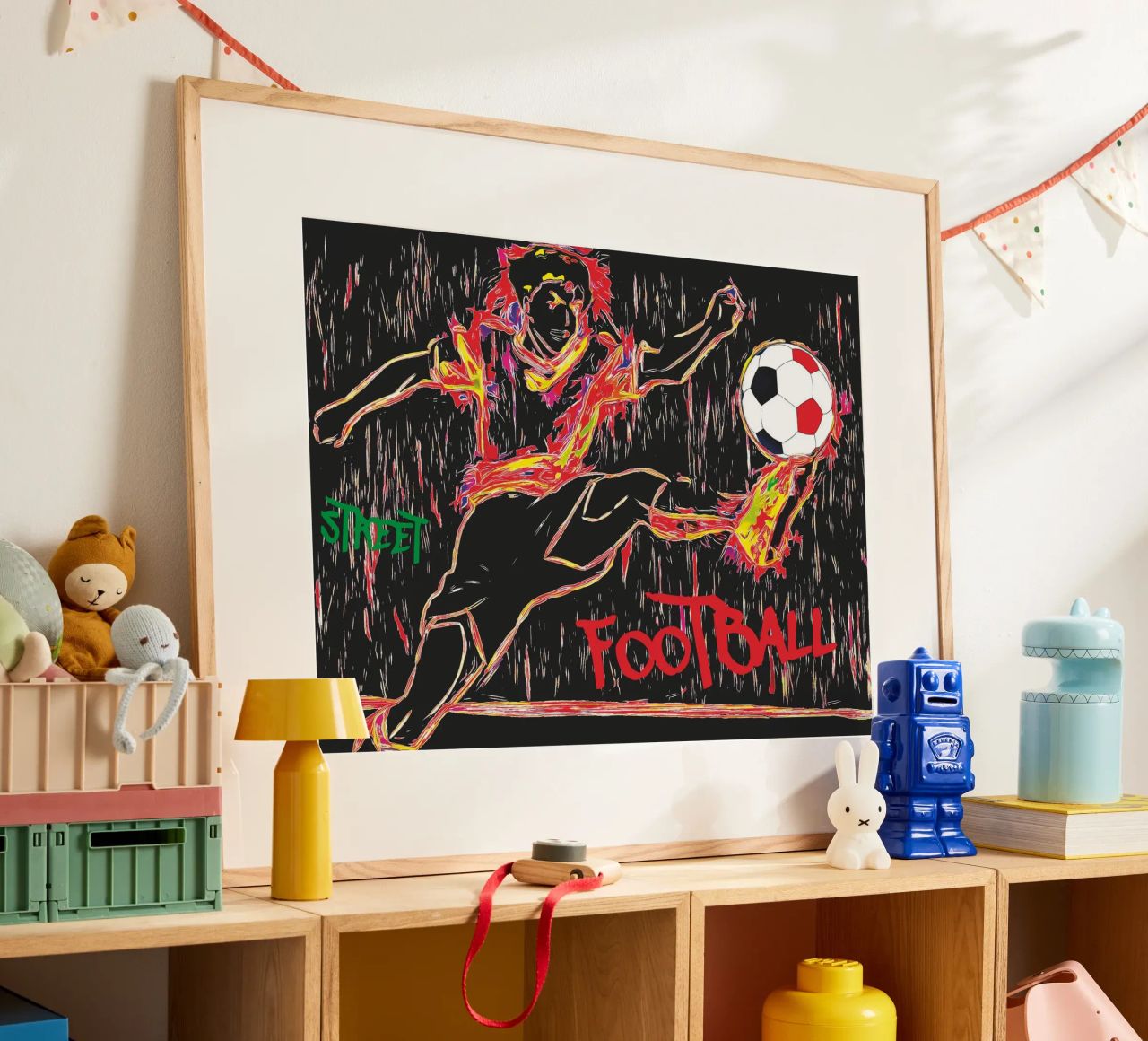 street football poster van Fred-Graph