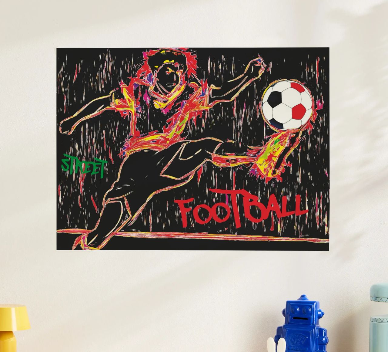 street football poster van Fred-Graph