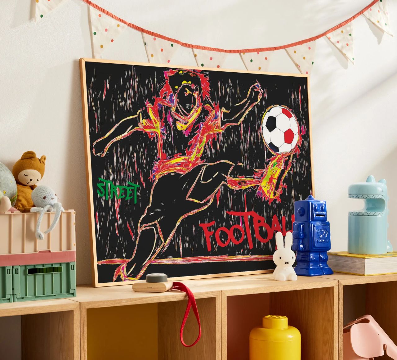 street football poster van Fred-Graph