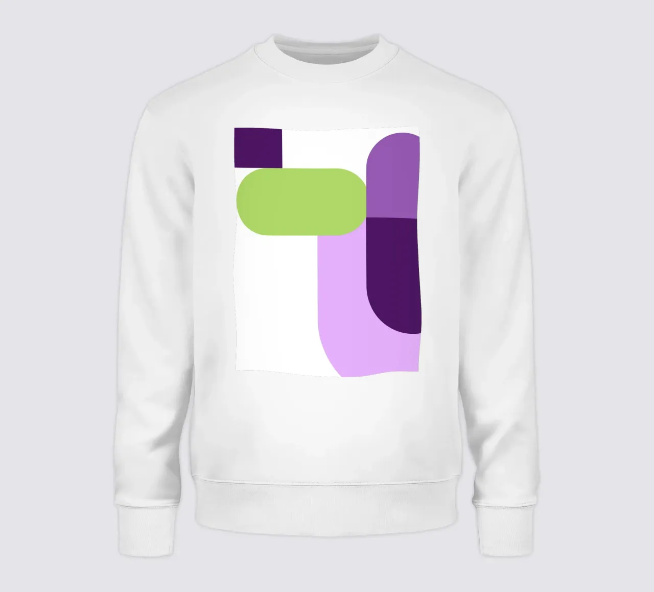 Bold color blocks sweatshirt van LisaArtes