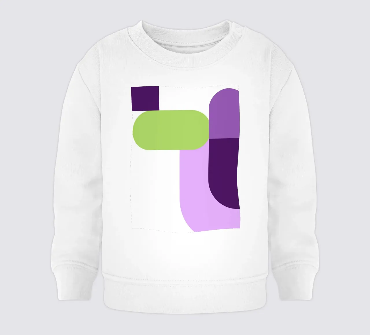 Bold color blocks felpa neonato da LisaArtes