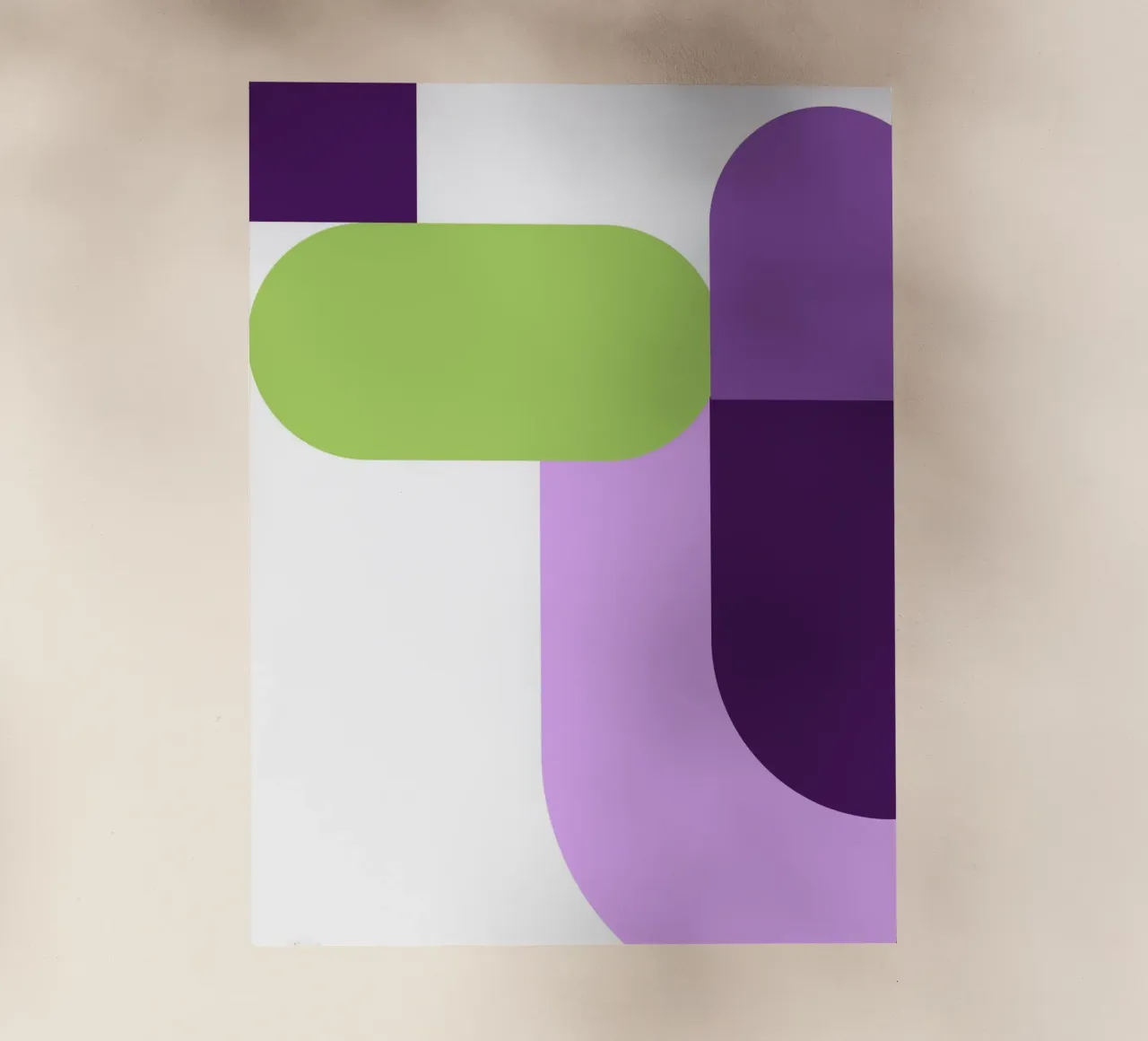 Bold color blocks pellicola backlit da LisaArtes