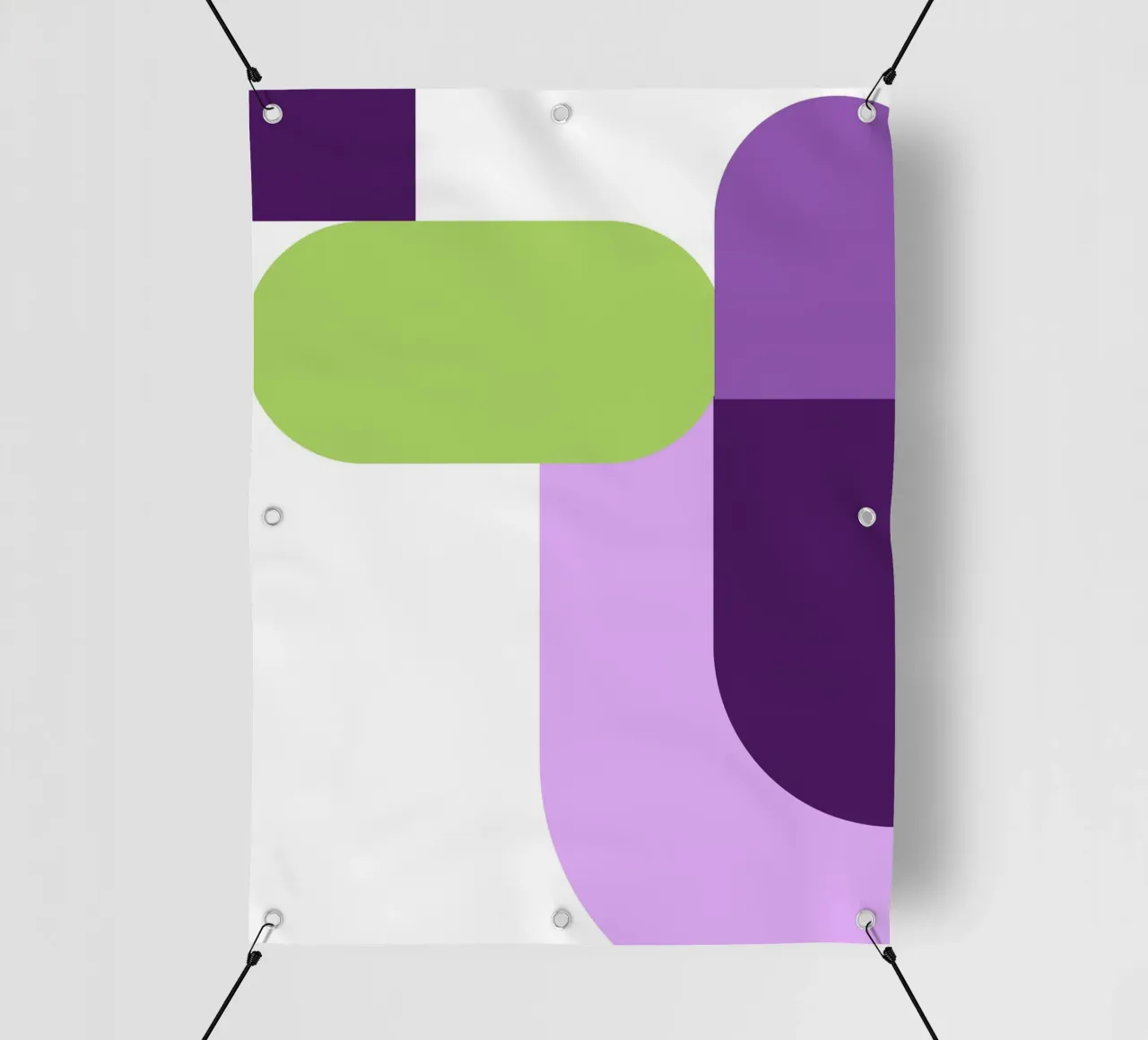 Bold color blocks telo in pvc da LisaArtes