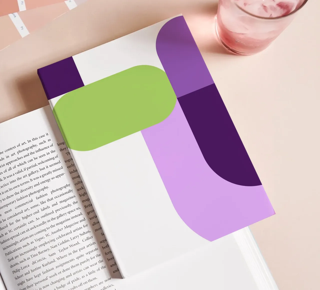Bold color blocks notebook by LisaArtes