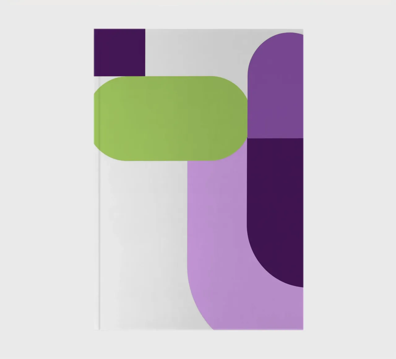 Bold color blocks notebook by LisaArtes