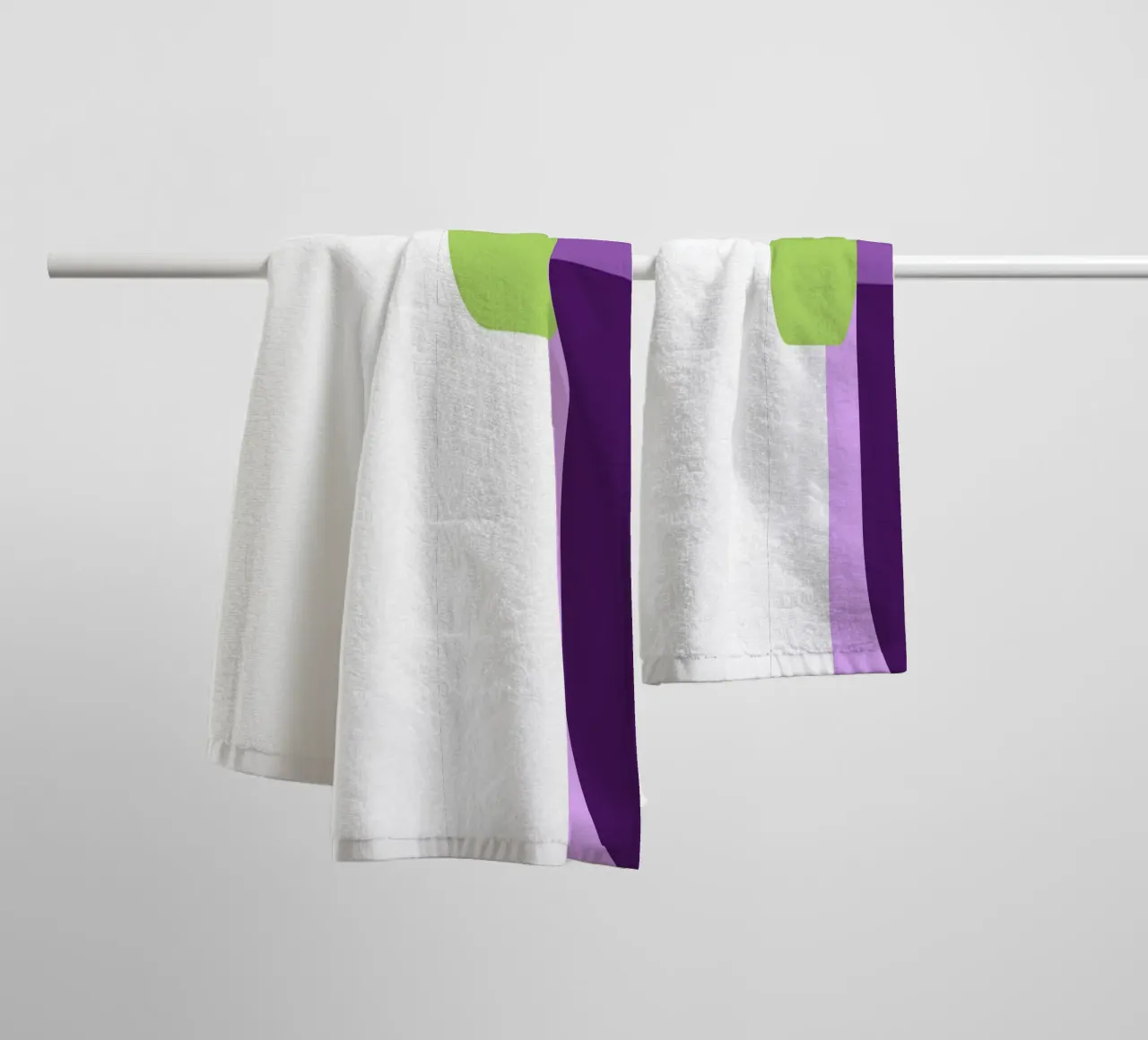 Bold color blocks asciugamano da bagno da LisaArtes
