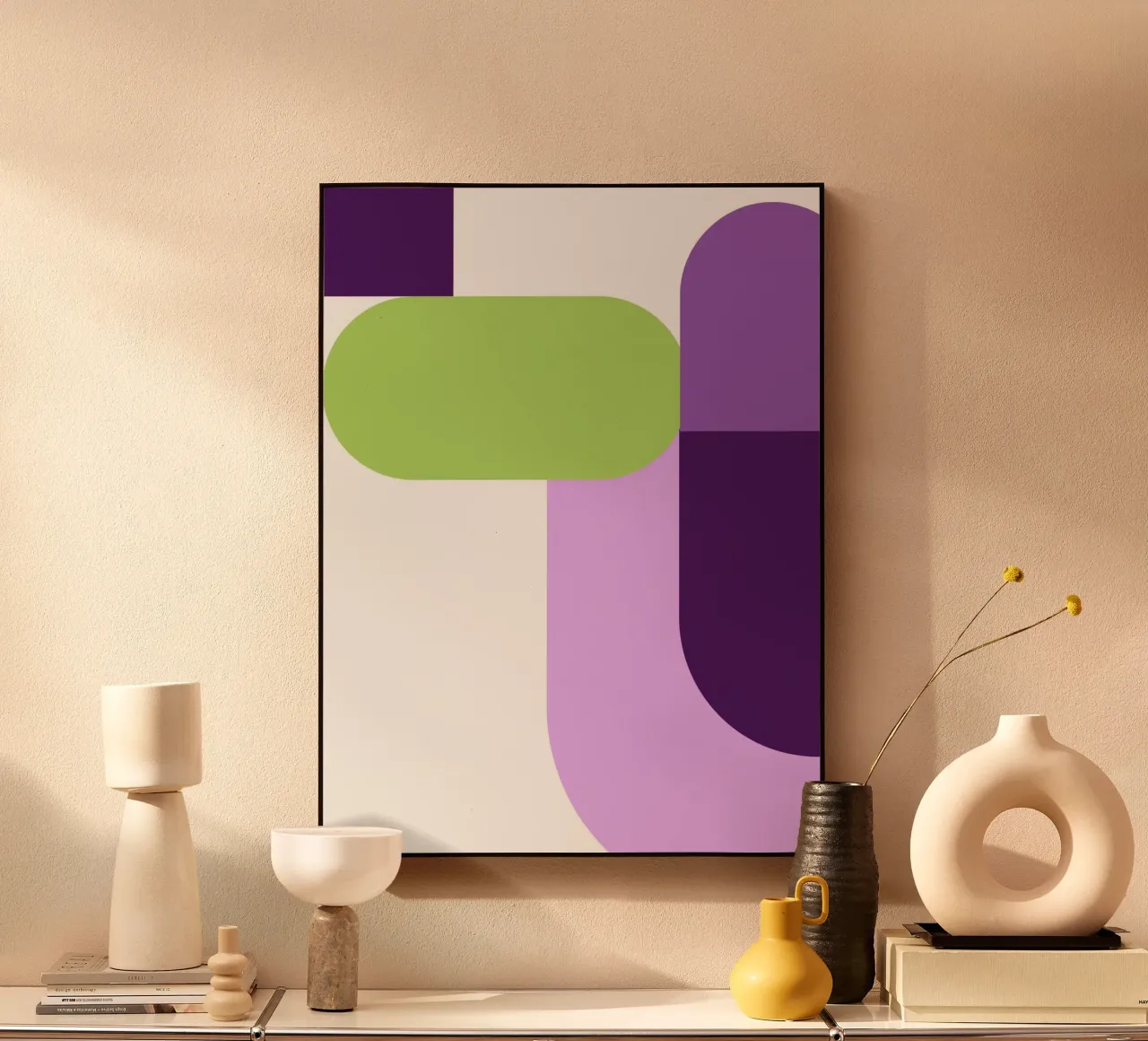 Bold color blocks alluminio dibond da LisaArtes