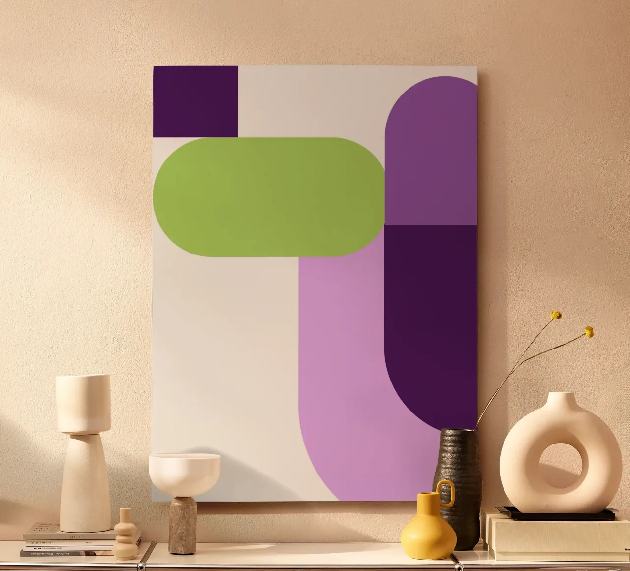 Bold color blocks alluminio dibond da LisaArtes