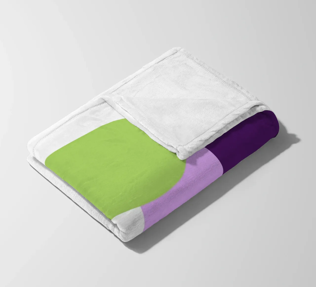 Bold color blocks coperta in pile da LisaArtes