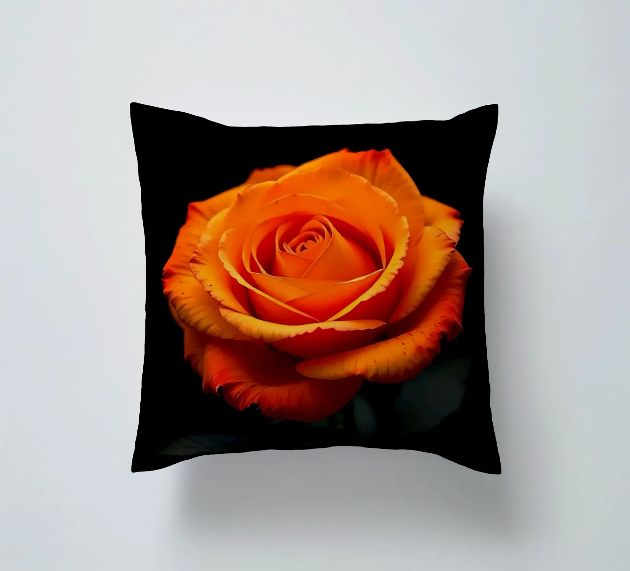Rosa_arancio_01 cuscino da Farb- und Blütenzauber by LK