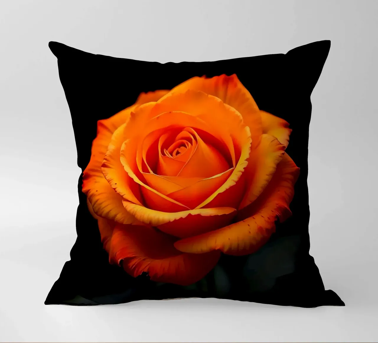 Rosa_arancio_01 cuscino da Farb- und Blütenzauber by LK
