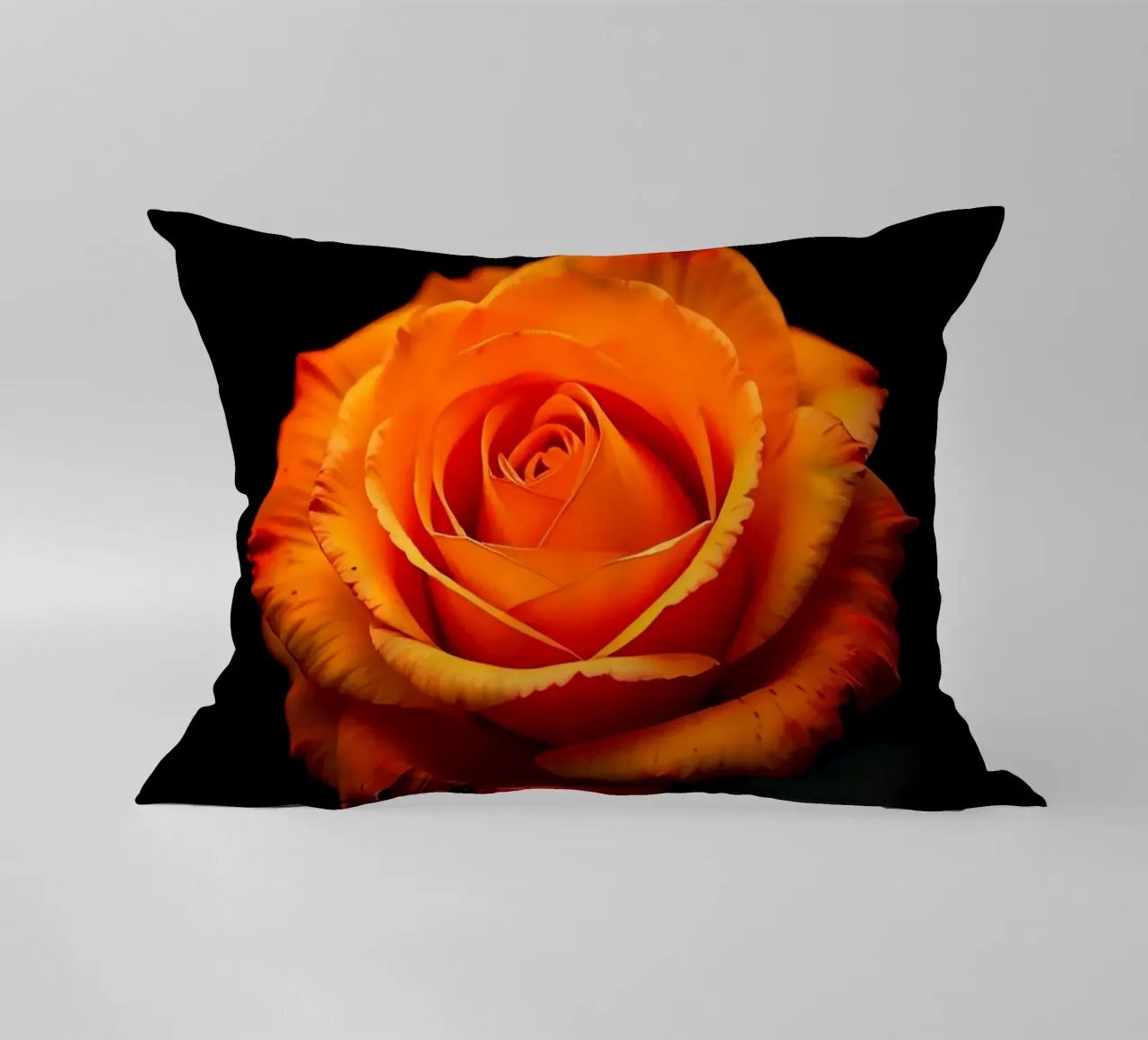 Rosa_arancio_01 cuscino da Farb- und Blütenzauber by LK