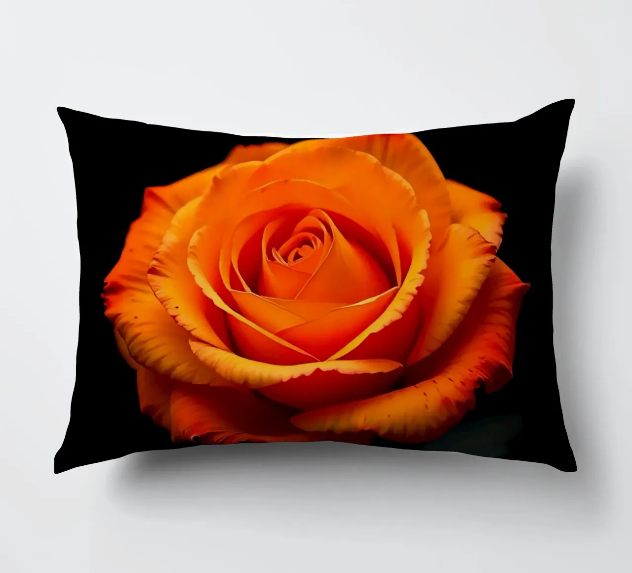 Rosa_arancio_01 cuscino da Farb- und Blütenzauber by LK