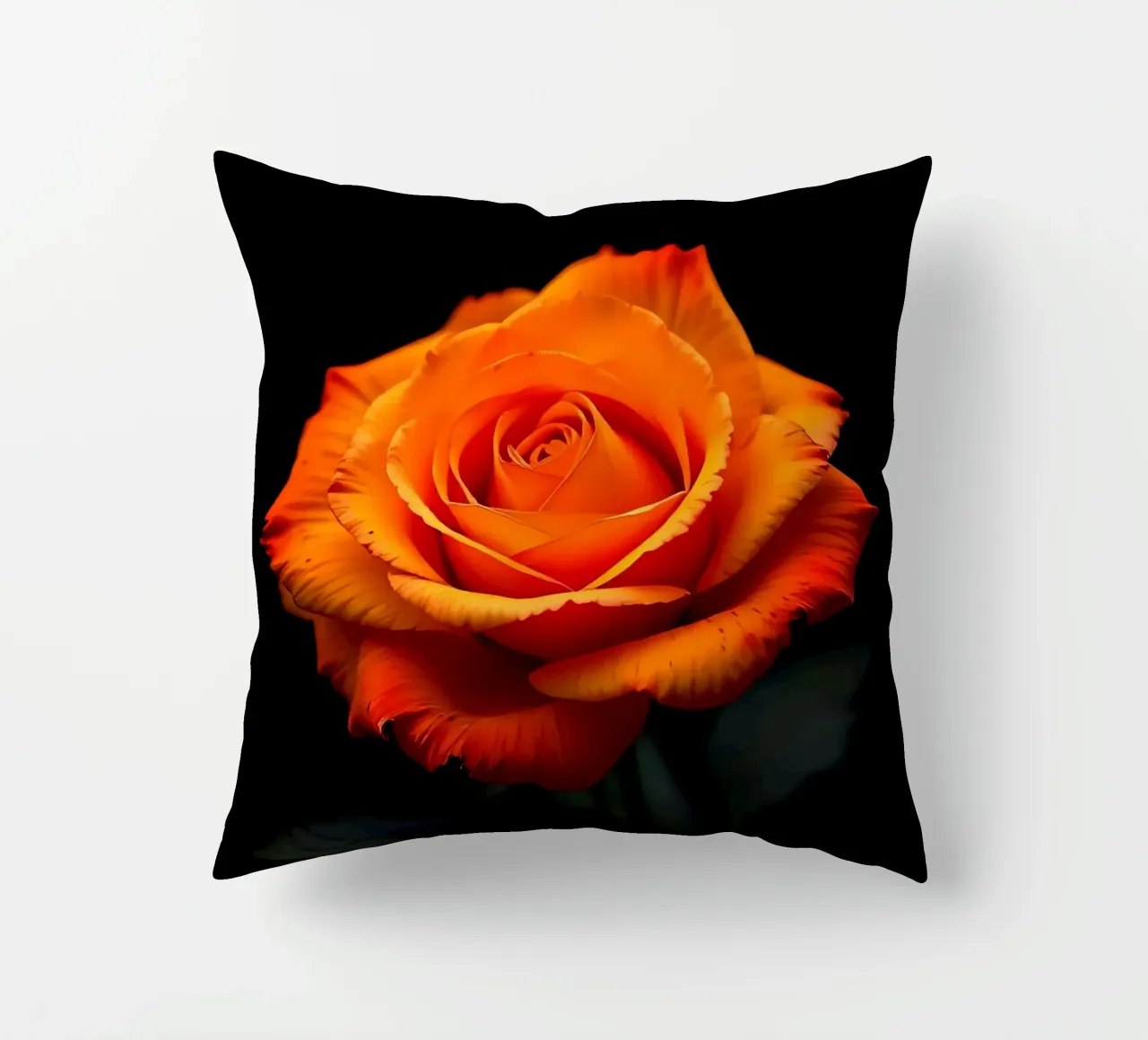 Rosa_arancio_01 cuscino da Farb- und Blütenzauber by LK