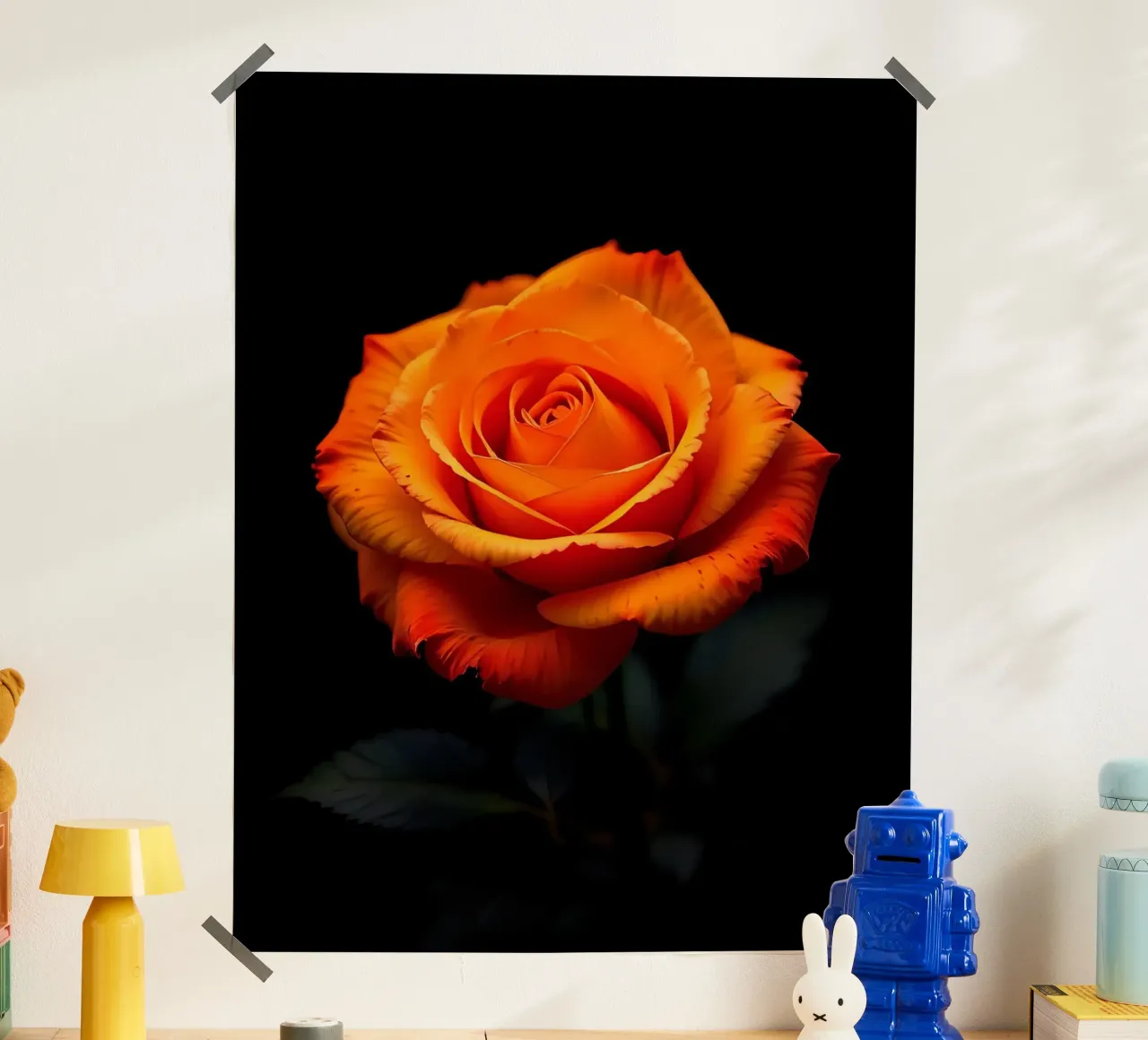 Rosa_arancio_01 carta hahnemühle da Farb- und Blütenzauber by LK