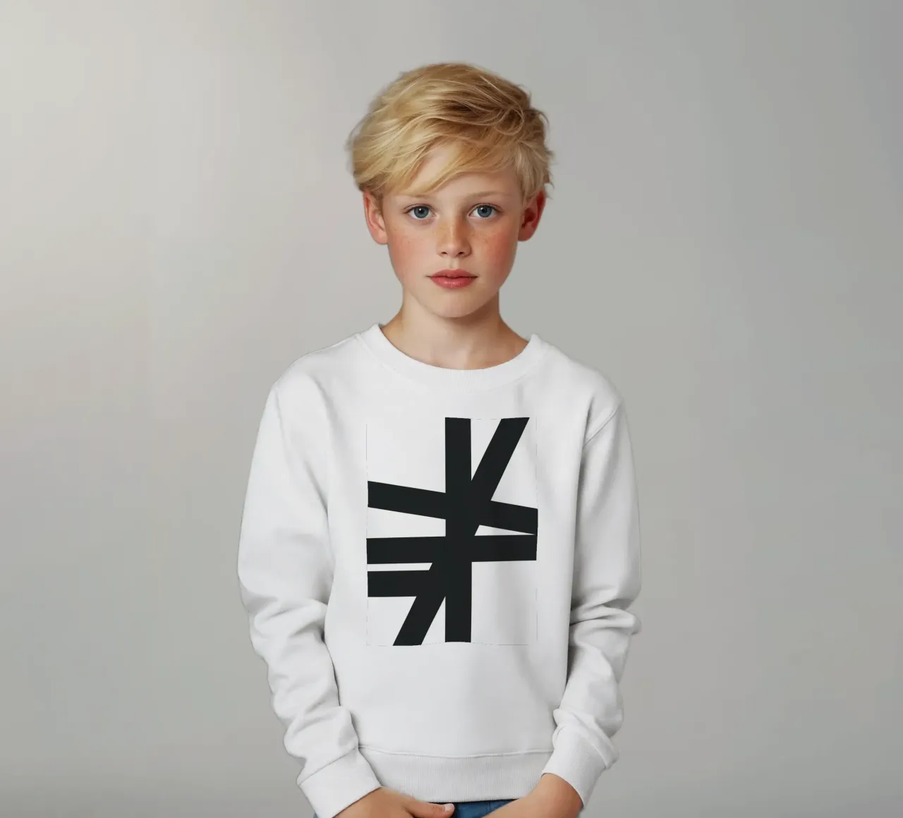 Bold black lines felpa bambino da LisaArtes