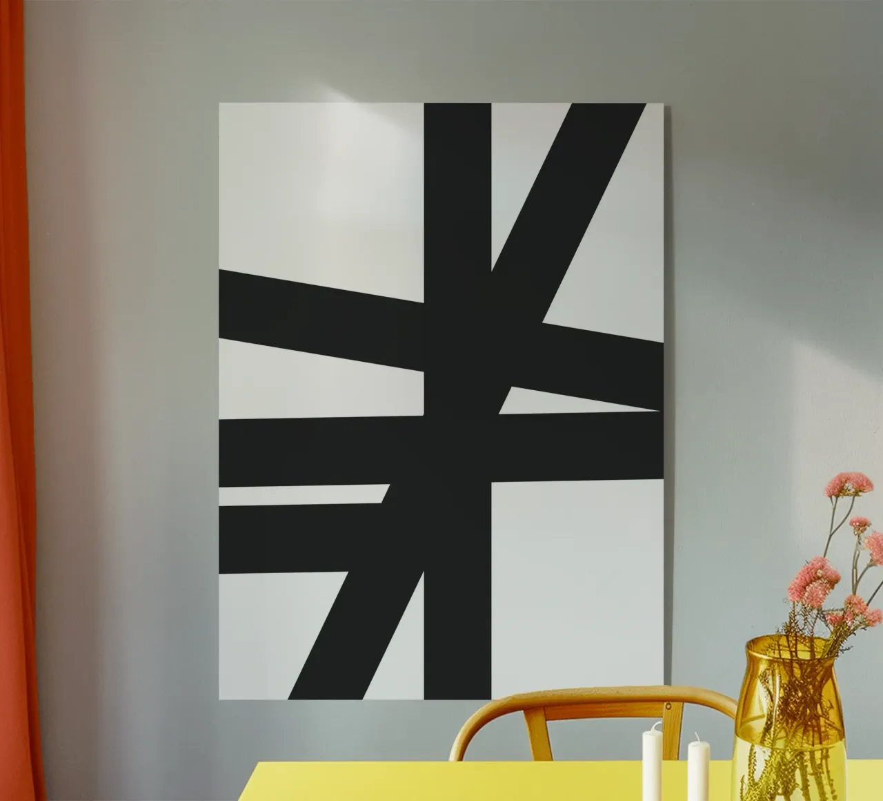 Bold black lines plexiglass da LisaArtes