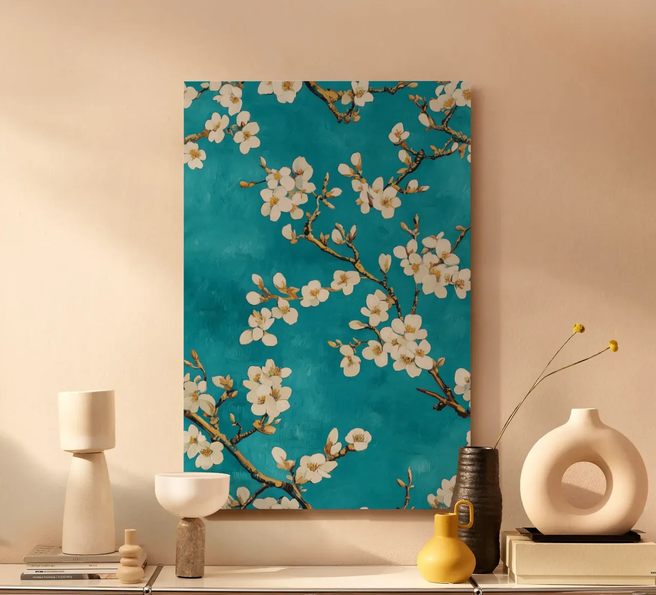 Vincent van Gogh, Magia del mandorlo in fiore alluminio dibond da Carinaprint