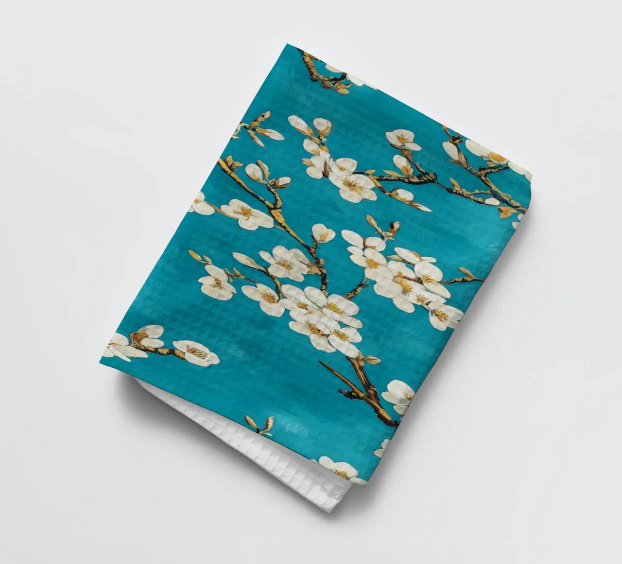 Vincent van Gogh, Almond Blossom Magic tea towel by Carinaprint