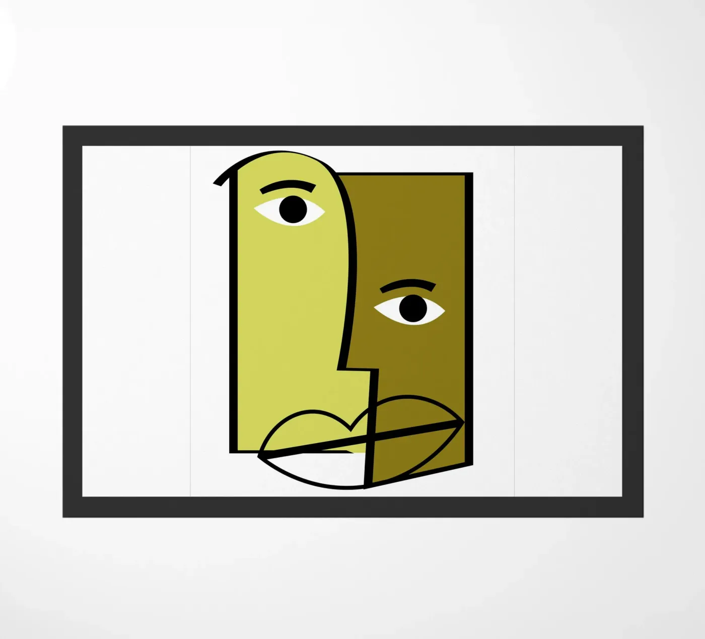 Abstract human faces zerbino da LisaArtes