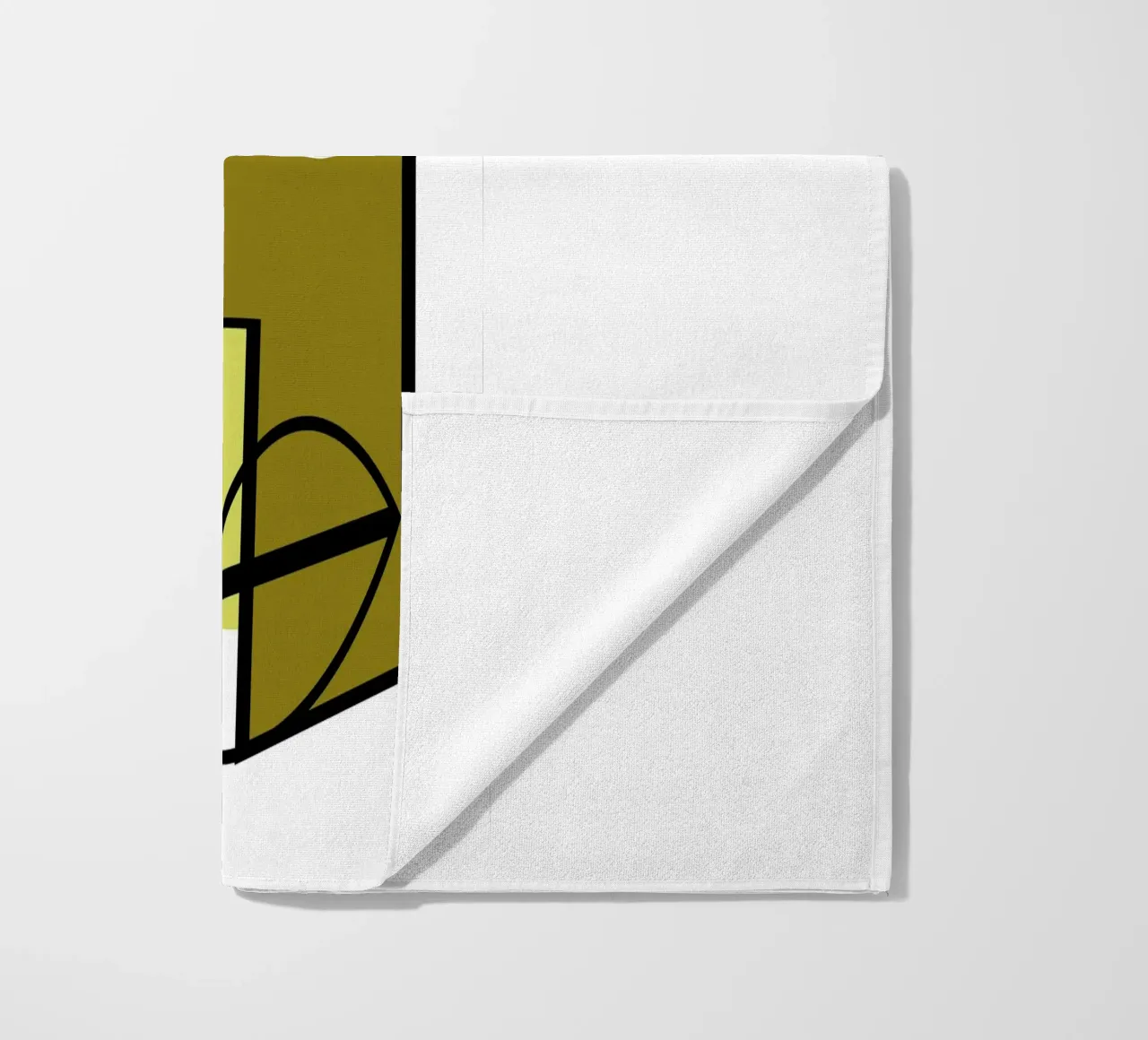 Abstract human faces beach towel by LisaArtes