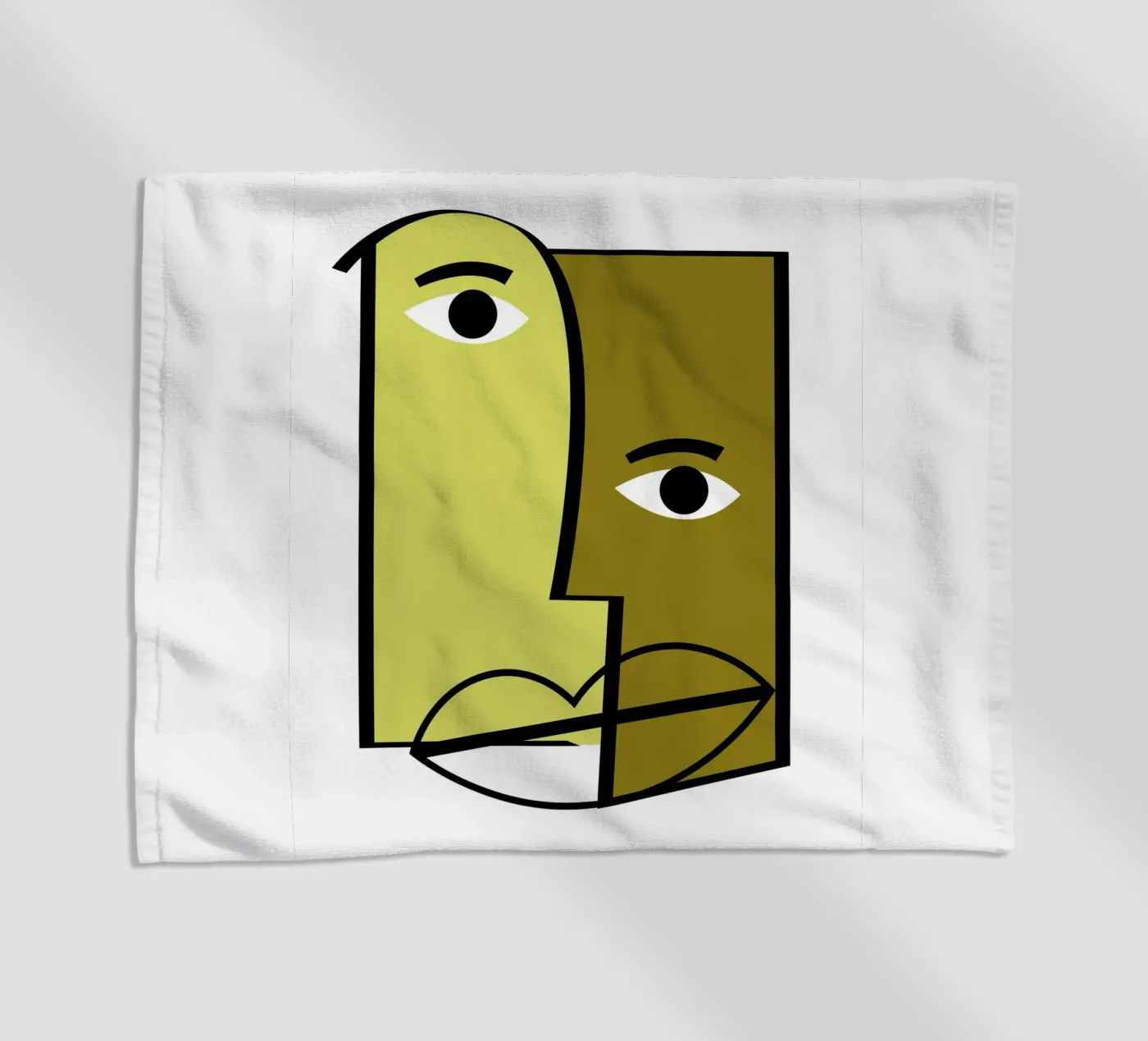 Abstract human faces telo mare da LisaArtes