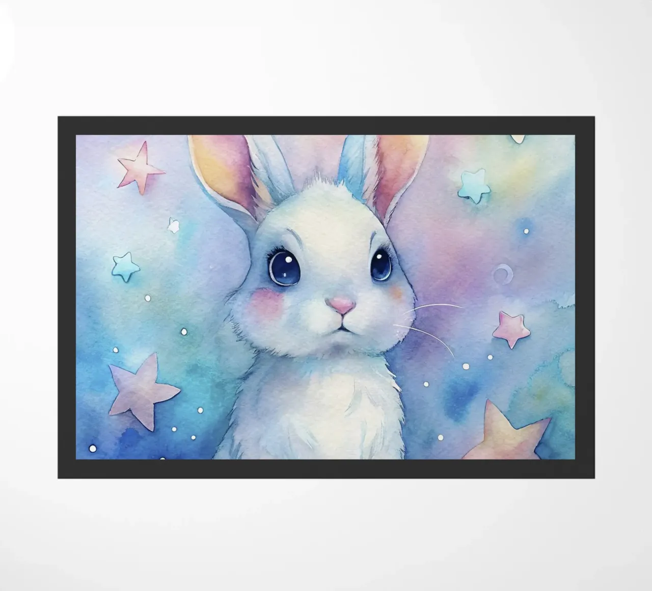 Coniglio ad acquerello zerbino da 🎁 ARTVI-SHOP