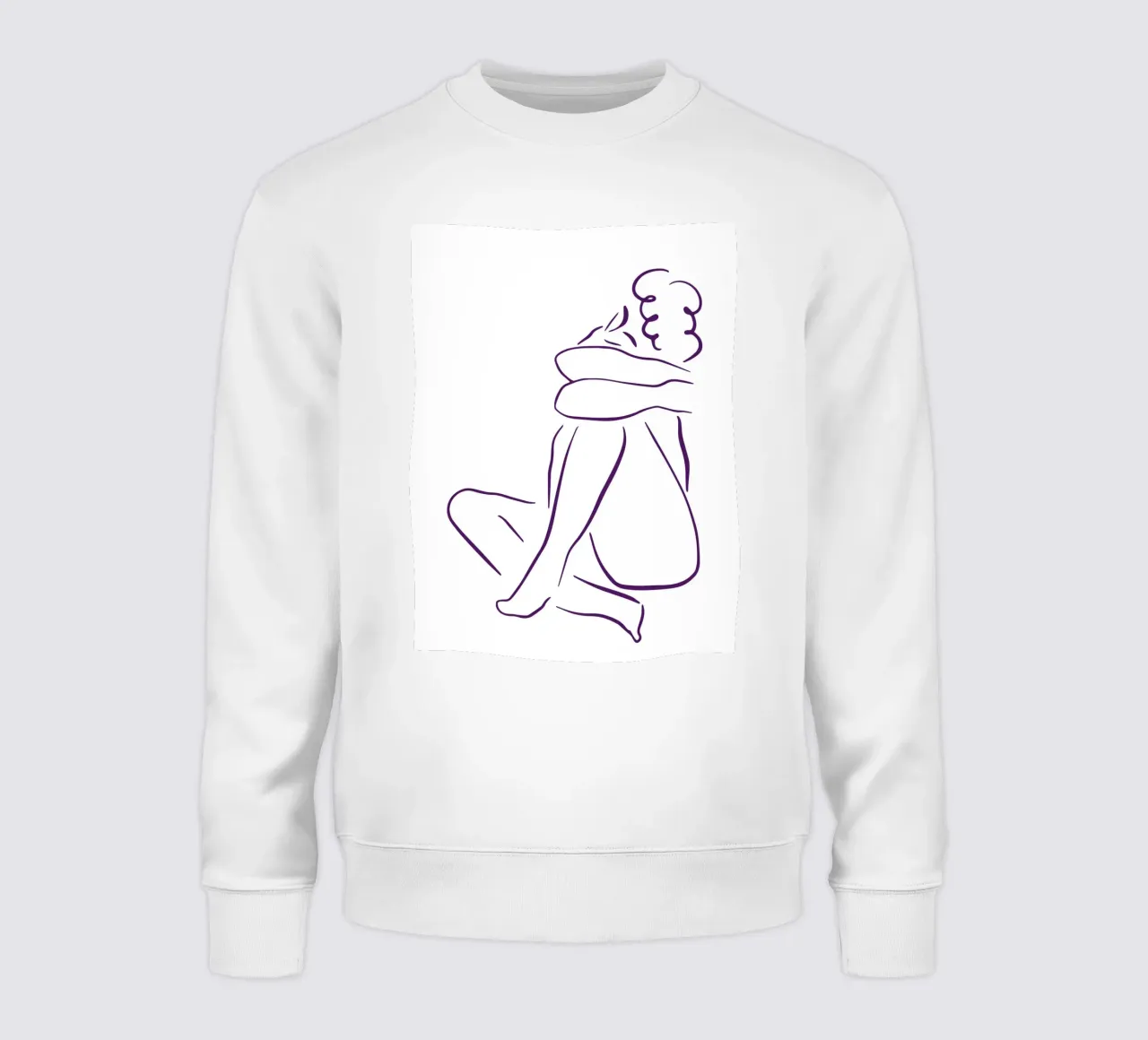 Simple line and calm felpa da LisaArtes