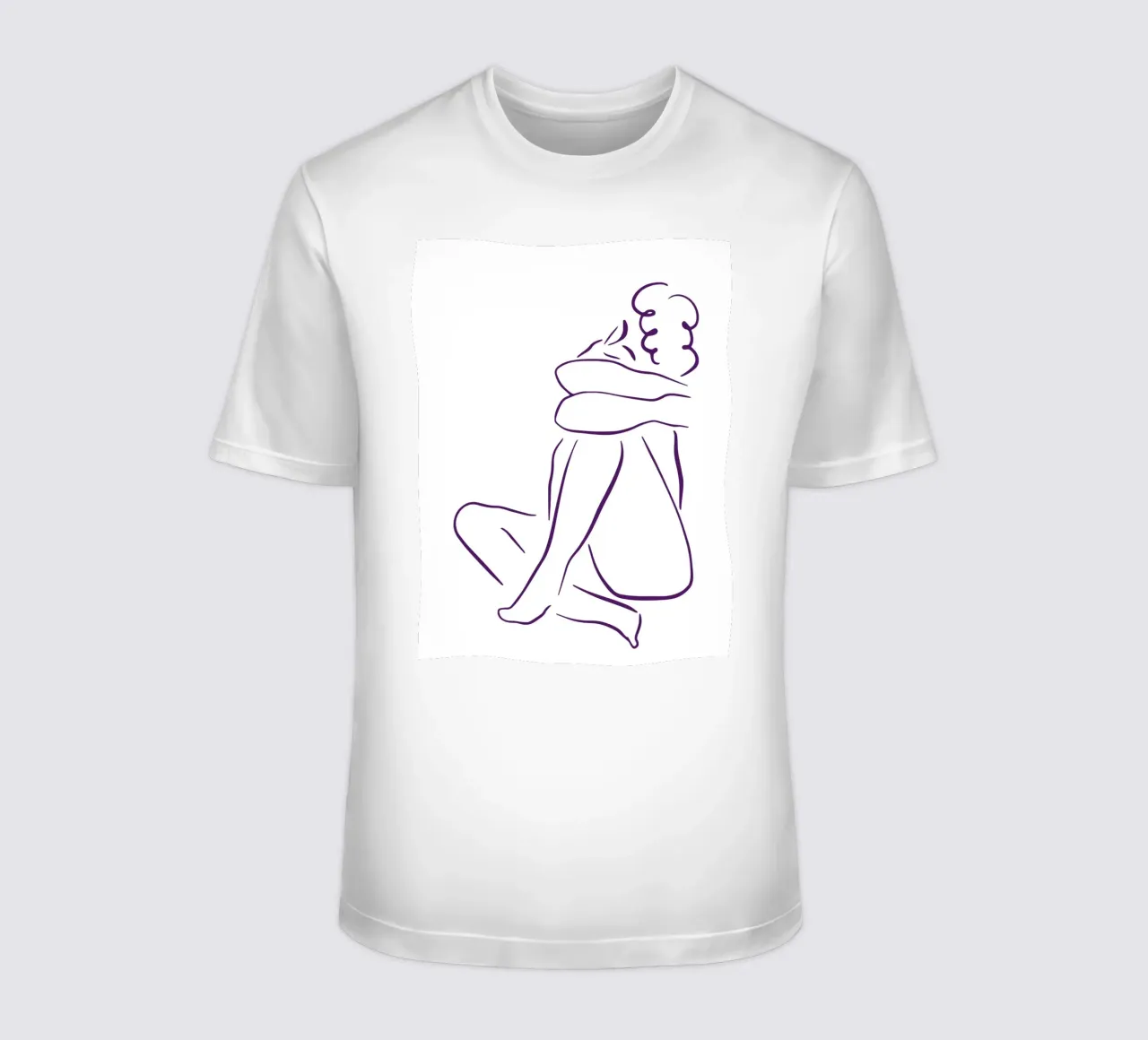 Simple line and calm t-shirt da LisaArtes