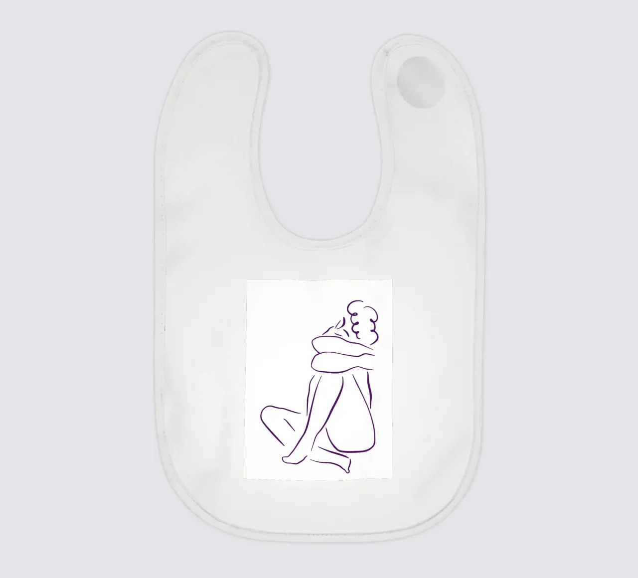 Simple line and calm bavaglino da LisaArtes