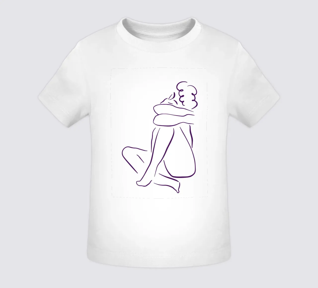 Simple line and calm maglietta neonato da LisaArtes