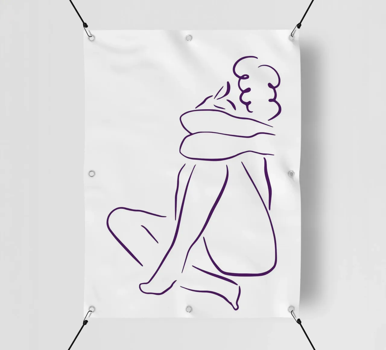 Simple line and calm telo in pvc da LisaArtes