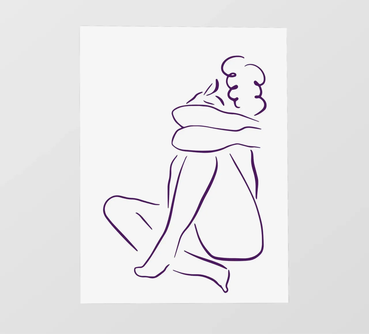 Simple line and calm telo in pvc da LisaArtes